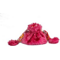 Freckles & Maya Girls Pom-Pom Purses in Cotton Candy Pink